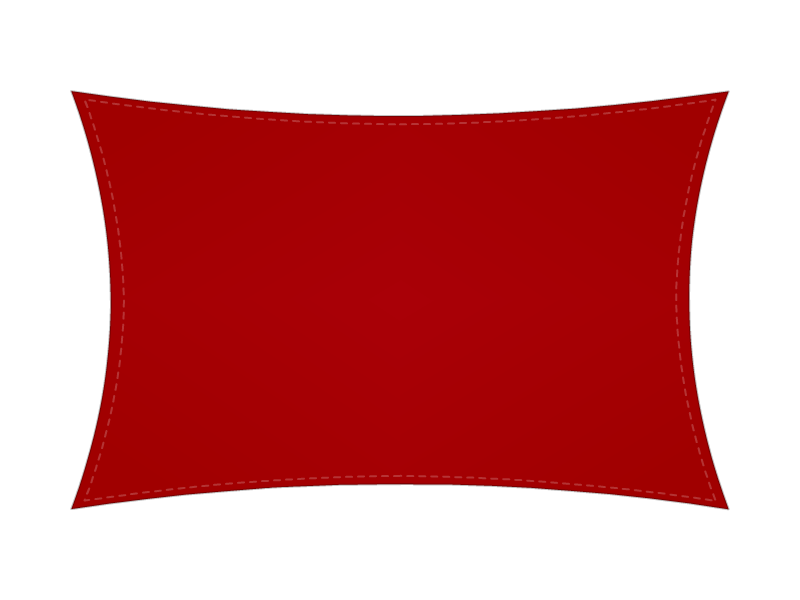 Voile d'ombrage<br>Rectangle